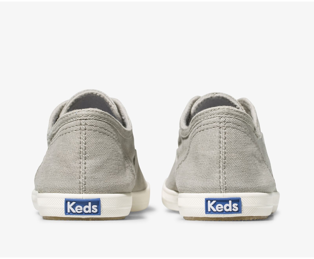 Slip On Γυναικεια - Keds Chillax Seasonal Washable - Γκρι - LPBVG0985